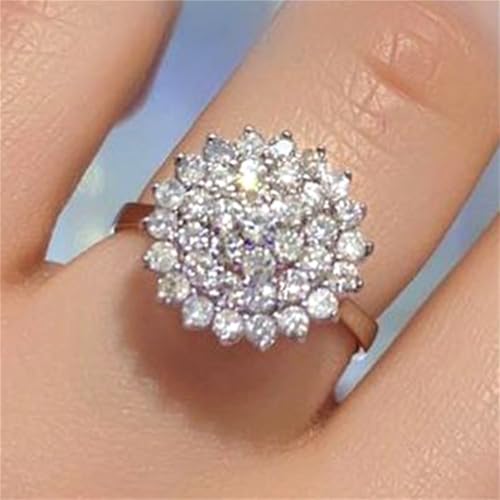 Luxury Sparkling Finger Rings for Women Wedding Ceremony Accessories Brilliant Cubic Zirconia Finger Jewelry2