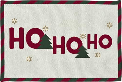 Gobelin platzdeckchen Weihnachten 30 Sander Gobelin Tischset - Weihnachten - Santa's Laughter, Ho, Ho, Ho -...