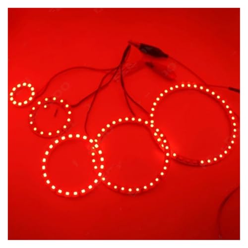 Ojos de Ángel para Coche Kit Halo LED Blanco 40mm 12SMD para Faros Delanteros