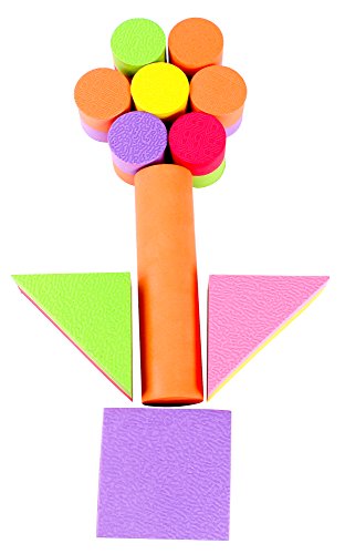 Click N' Play Foam Blocks, Soft Building Blocks And Stacking Block Toy Set For Toddlers| Perfect Bath Toys, 60 Count With Carry Tote | Great Gift For Toddler, Baby, Kids, Boy, And Girl Ages 1-3, 4-8 #TOP3