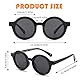 TogtherKings Baby Sonnenbrille mit Riemen, Retro Runder Rahmen Flexibel Polarisiert UV400, Baby mit Riemen,Sonnenbrille Kinder, für Säugling Kleinkind Neugeborenen Mädchen Jungen Alter 0-36 Monate
