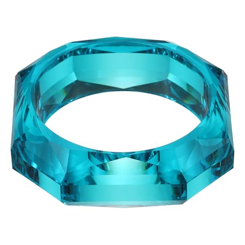 Bracelet vintage tendance coloré bleu en résine acrylique pour vos soirées d'été