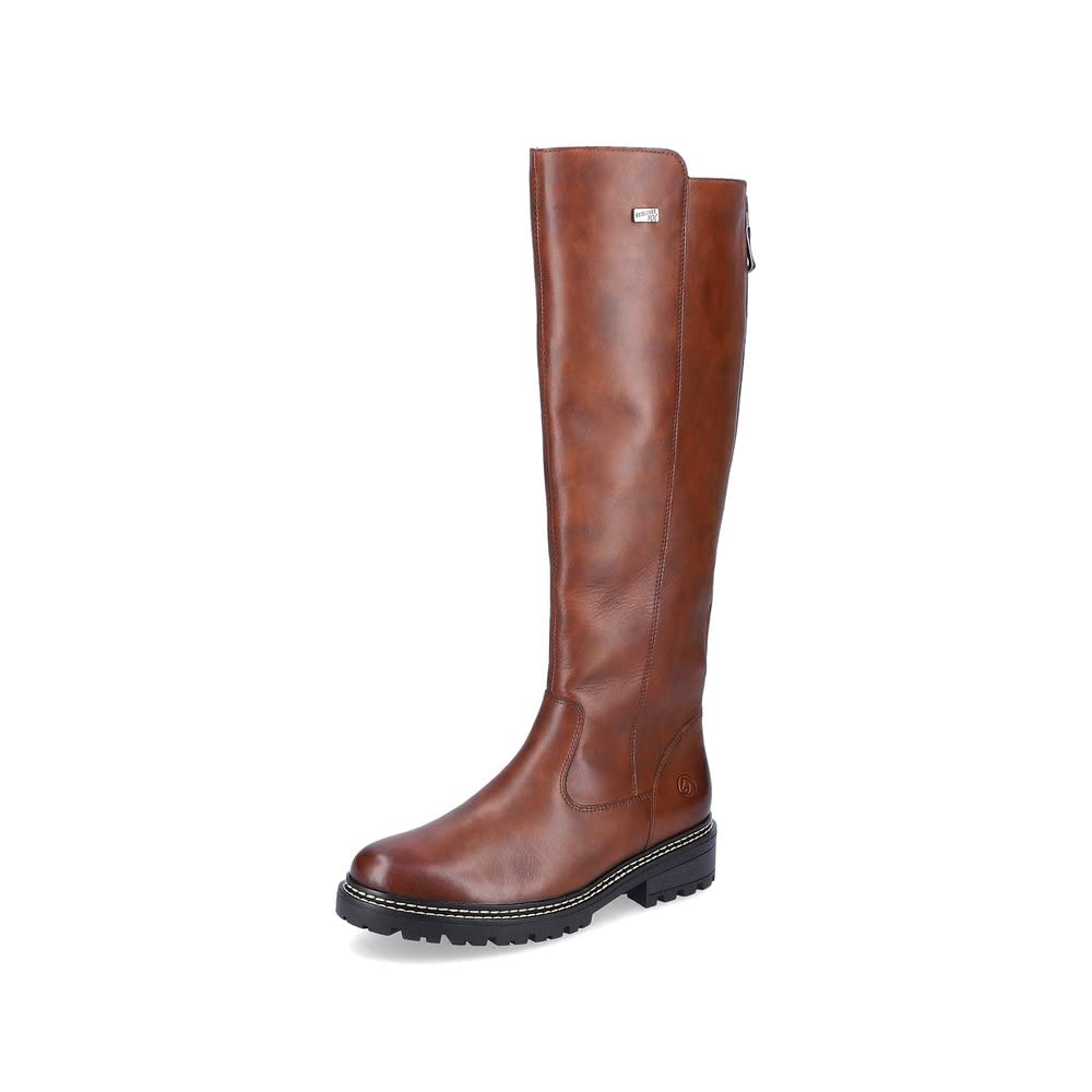 Remonte Damen Klassische Stiefel D0B72, Frauen Stiefel,lose Einlage,wasserabweisend,remonteTEX