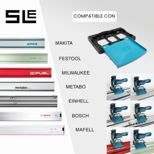 Miniatura 2 de Sle Engineering - Adaptador De Riel Guía Profesional Para Sierra De Calar Makita Makita,Festool,Bosch,Mafell,Einhell,Milwaukee,Metabo