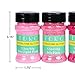 TORC 6 oz Pink Fine Glitter Set, Iridescent Pink Hot Pink Fine Glitter for Resin Crafts Tumblers Slime Cosmetic Nail Art Makeup Festival Decor