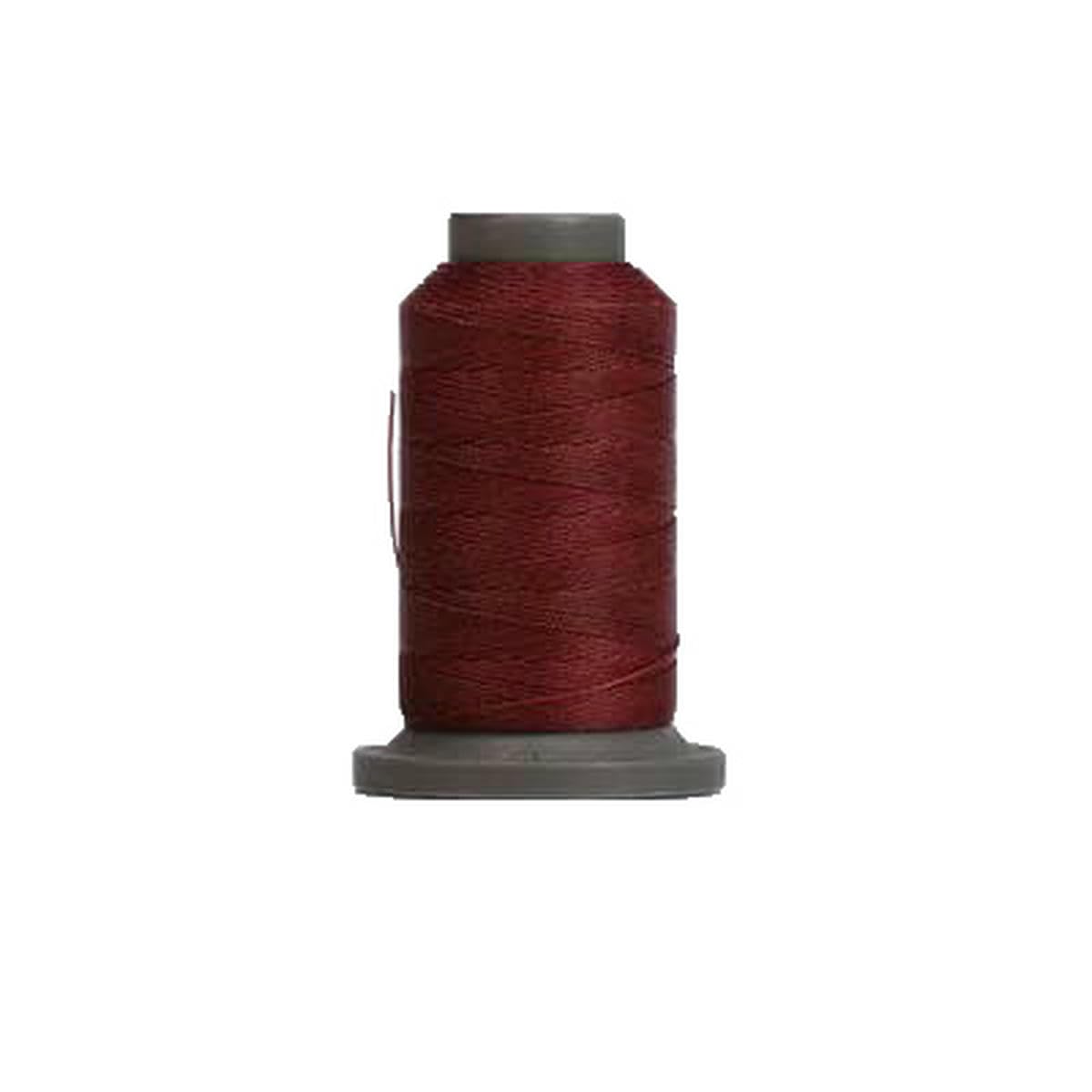 70-120m Round Waxed Thread Repair Cord String Polyester Hand Sewing Line for Braided Bracelet Accessories Leather Craft-Burgundy-1spool-0.45mm-120m