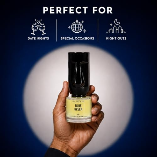 Image of Blue Green EDP 50ml | Long Lasting Perfume for Men | Fresh Aromatic Aquatic Fragrance | 20% Concentrate | Gift for Men