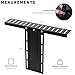 VIVO 16 inch Above/Behind VESA Monitor Livestream Device Shelf Mount, Holds Cameras, Webcams, Microphones, Lighting, and More, Fits VESA 100mm, Black, MOUNT-LS16A