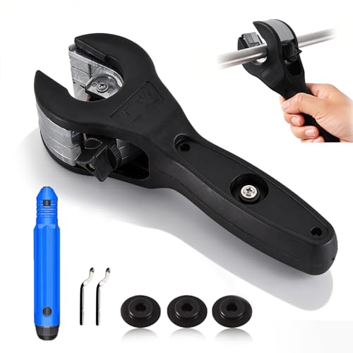 Guforio Ratcheting Tubing Cutter Compact Cutter for Tight Spaces