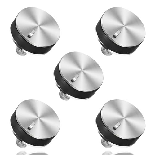 Gas Stove Knob WB03X24360-5 Pack Replacement Gas Cooktop Knob Compatible with GE Monogram Stove Knobs WB03T10259, 4179424, AP5980302
