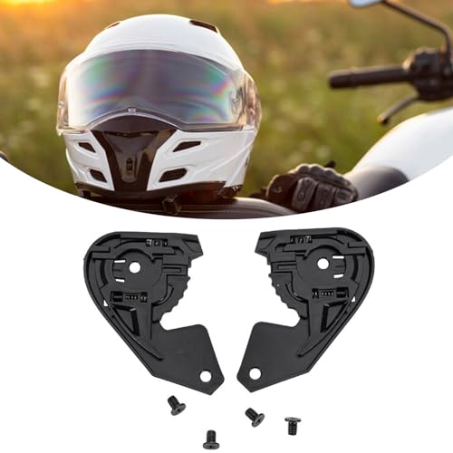 Viseras de casco JHM-802 con base de repuesto para parabrisas frontal de moto 2