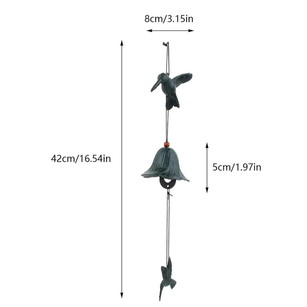 QXDZSW - Scacciapensieri in metallo a forma di uccello, facile da usare, decorazione per casa, giardino, cortile