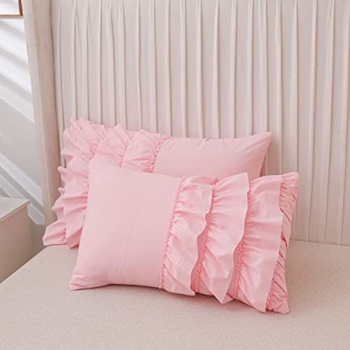 Ntbed Ruffled Comforter Set Casual Textured For Girls Kids All Season thumb #5