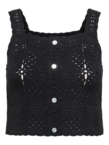 Débardeur femme ONLY Onlamari col rond coupe ajustée en maille