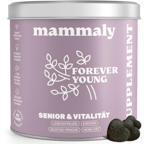 mammaly Forever Young® Senior-Komplex mit Kollagen & Kurkuma (bis 60 Tage)