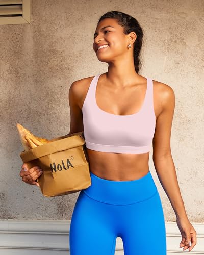 Image of RUNNING GIRL High Impact Sports Bras for Women, High Support Running Adjustable Workout Sports Bras with Sewn in Pads
