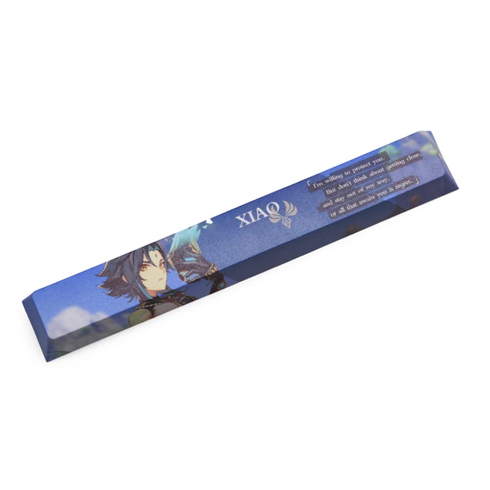 PBT Genshin Keycaps 6.25 Anime Spacebar Cute Keyboard Custom Keycaps Cherry Profile (Lower Than OEM) (XIAO)