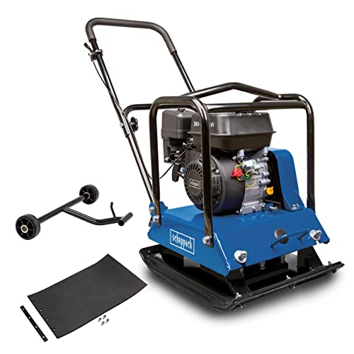 Scheppach Plaque Vibrante Thermique HP1800S Compacteur |6,5 CV| Pression de compactage 23 kN | Profondeur de compactage 30cm | Vitesse 25m/min |Tapis en...