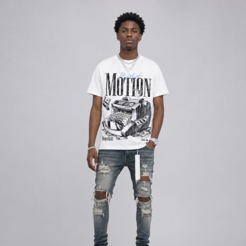 Image of DopeSkill Graphic Tee Streetwear Hip Hop Hypebeast Unisex T-Shirt Sneaker Colour Matching Shirts Rapper Mouth