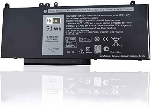 G5M10 8V5GX R9XM9 WYJC2 1KY05 Batería de Repuesto para computadora portátil DELL Latitude 14 E5450 Latitude 15 E5550 Latitude 12 E5250 [7.4V 51Wh]