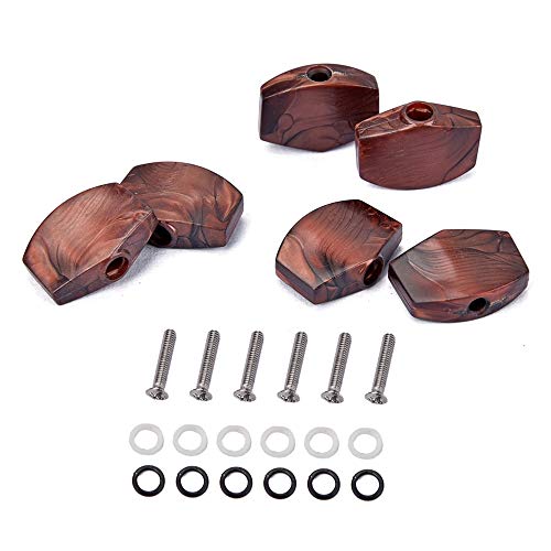 Rfeeuubft Lot de 6 boutons pour accorder la guitare, boutons pour accord, boutons pour têtes mécaniques pour guitare - Les Beatles, Paul McCartney, John Lennon, RIngo Starr, George Harrison Rfeeuubft Lot de 6 boutons pour accorder la guitare, boutons pour accord, boutons pour têtes mécaniques pour guitare – Image 8