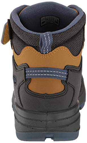 KEEN Redwood MID WP-C Hiking Boot, Harvest Gold/Vintage Indigo, 31 EU