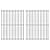 Hisencn Stainless Steel Solid Rod Replacement Parts Grill Grids Cooking Grates for Sunbeam, Nexgrill, Grill Master 720-0697 Gas Grill Cooking Grid Set of 2