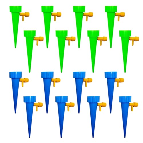 WUSJCOF 16 Piezas Sistema de Riego Automático, Riego por Goteo con Botellas, Picos Autorriego, Accesorios para Riego de Plantas de Interior, Sistema de Riego para Jardín y Balcón