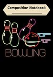 Composition Notebook: Born To Bowl Motiv Cone Bowl Bowling Ball Bowler Gift Idea, Journal 6 x 9, 100 Page Blank Lined Paperback Journal/Notebook