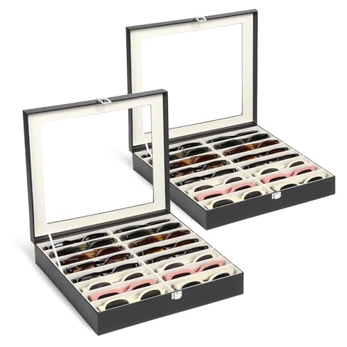 Boîte de rangement pour grands verres au design épuré avec fentes réglables de qualité