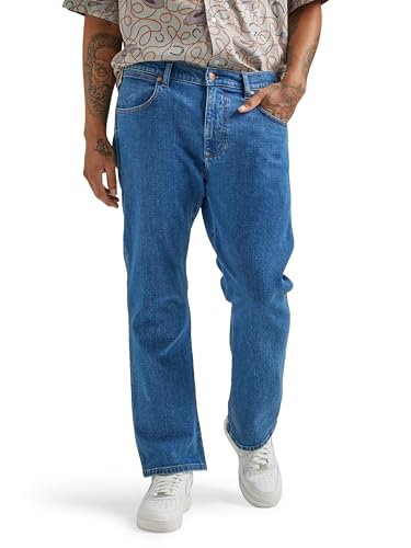 Wrangler Men's Deconstructed Loose Fit Jean, Cowboy Mid Wash, 29 x 32 - image 1