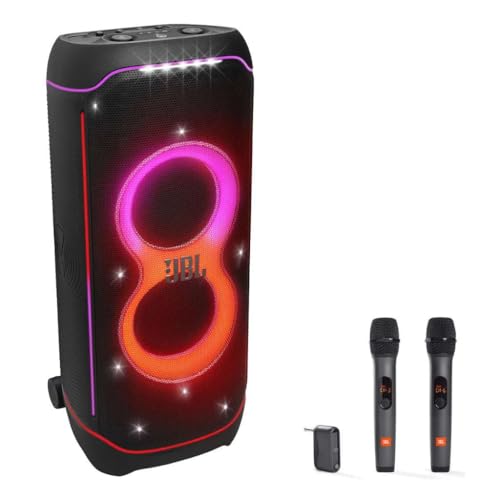 Image of JBL PartyBox Ultimate Portable Speaker Karaoke Bundle with Two Wireless Microphones