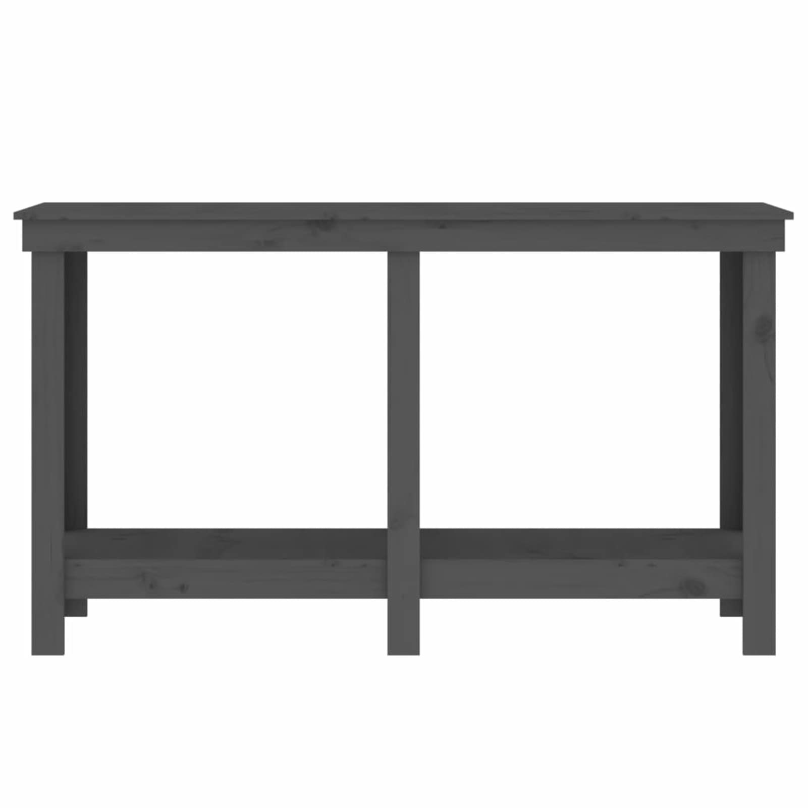 LAPOOH Banco de Trabajo, Mesa De Trabajo Taller, Caballete Mesa, Banco Herramientas, Bancada De Trabalho, Caballete para Mesa, de Madera Maciza de Pino Gris 140x50x80 cm