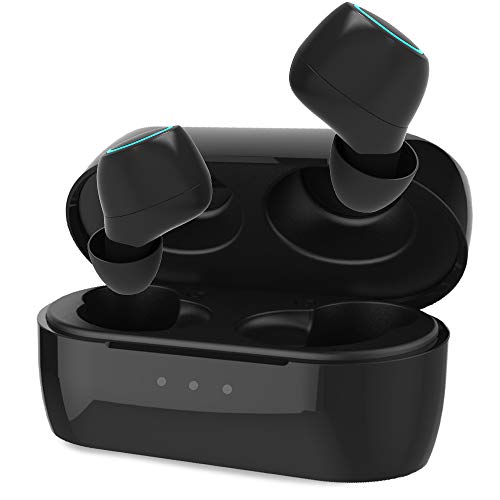 Image of UNIGEN UNIPODS Mini in-Ear Compact True Wireless Earbuds, in-Built Mic with Voice Assistant, Touch Controls,12Hr Playtime with Charging Case (Black) (UNIPODS Mini BK New)