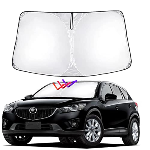 Mazda CX-5 KF Series Windshield Sun Shade, KFEP KF5P KF2P, Front Sun Shade, Shade Curtain, Multi-Sunshade, For Car Models, 99% Light Shielding Rate, UV Protection, Custom Parts, Interior, Interior Parts, Easy Installation, Storage Bag Included