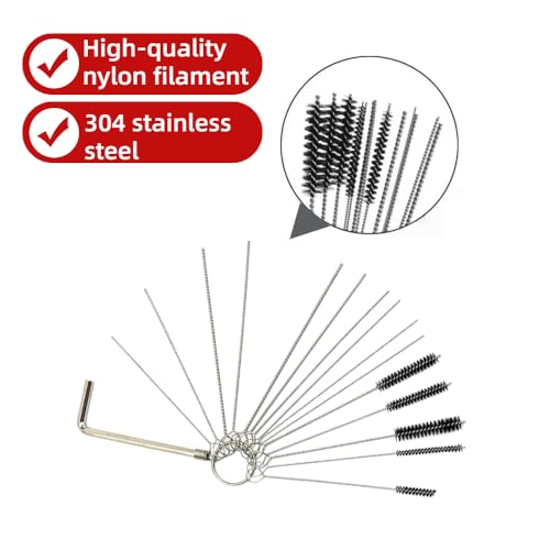 Image of 2-Pack Carburetor Cleaning Kit, Premium Torch Tip Cleaner for Carburetors, Jets, Small Engines, Lawn Equipment, Airbrushes, and Welding Tools
