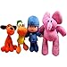 Uymkjv 1430cm 4 Pocoyo POTO Plush Toys LLENADO LLENADO Juguete Muñeca de Animales Niños Niños Regalo de cumpleaños de Navidad