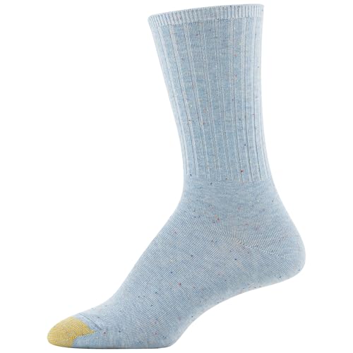 Image of GOLDTOE Womens Casual Texture Crew Socks, Multipairs
