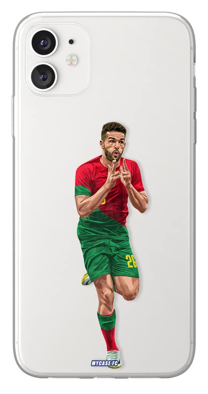 Creato in silicone morbido MYCASEFC Cover calcio Gonçalo Ramos Portogallo OnePlus 5T in silicone per smartphone stampato in Francia in TPU