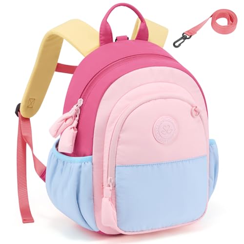 LOVEVOOK Rucksack Kinder, Kinderrucksack Kindergartenrucksack Mädchen Jungen mit Brustgurt für 2-8 Jährige, Wasserdichter Kinderrucksäcke für Kindergarten Sportunterricht Schule und Krippe