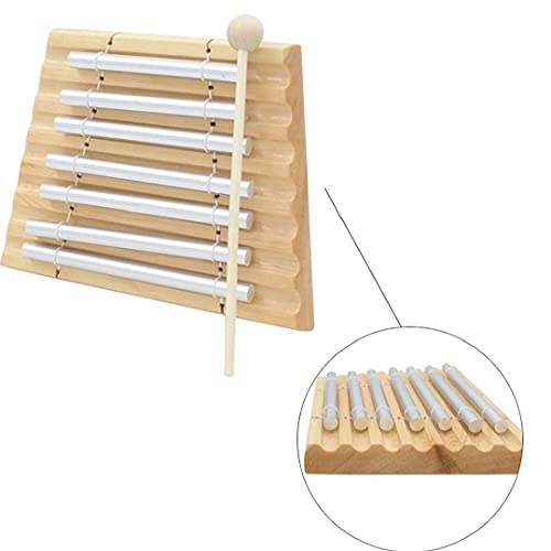 7 Tone Chime Meditatie Chime Trio 7 Tone Percussie Chime Solo Percussie Instrument met Mallet voor Gebed Yoga Oosterse… - Image 7