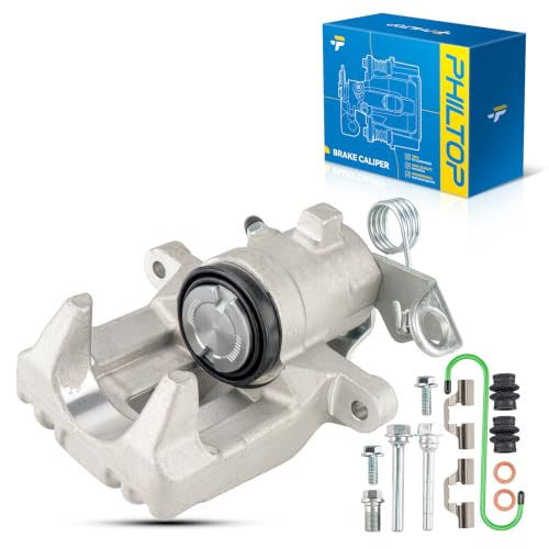 Image of PHILTOP Rear Right Brake Caliper for VW Beetle Jetta, Audi TT, 192570 | For 1998-2000 Beetle, 2000 Jetta (2.0L /1.9T), 1999-2002 Golf Cabrio, 2000 Audi TT. OE: 192570, 1J0615424, 8N0615424
