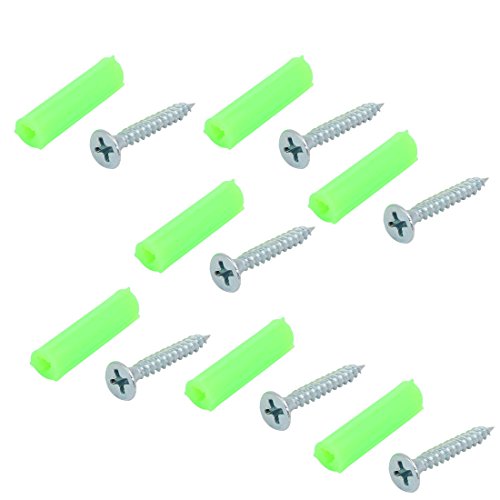 Aexit 25mm Length Fastener Iron Concrete Cement Screw Anchor Cement Nails Silver Tone 14pcs Model:63as135qo216