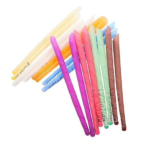 Ipetboom 24pares Velas Aromáticas Para Eliminación De Cerumen Herramientas Para Cuidado De Oídos Accesorios De Limpieza De Cera De Oído