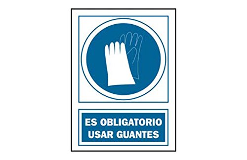 Señal Uso Guantes Obligat Pvc 135 Oba-Cat