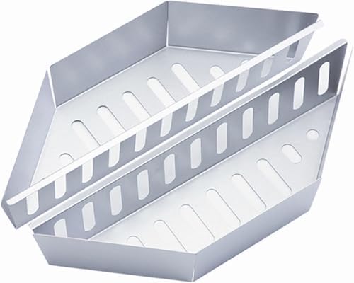 Charcoal Basket,Char-Holders Set of 2 PCS BBQ for Weber Grilling Accessories Stainless Steel Char-Container,Charcoal Tray