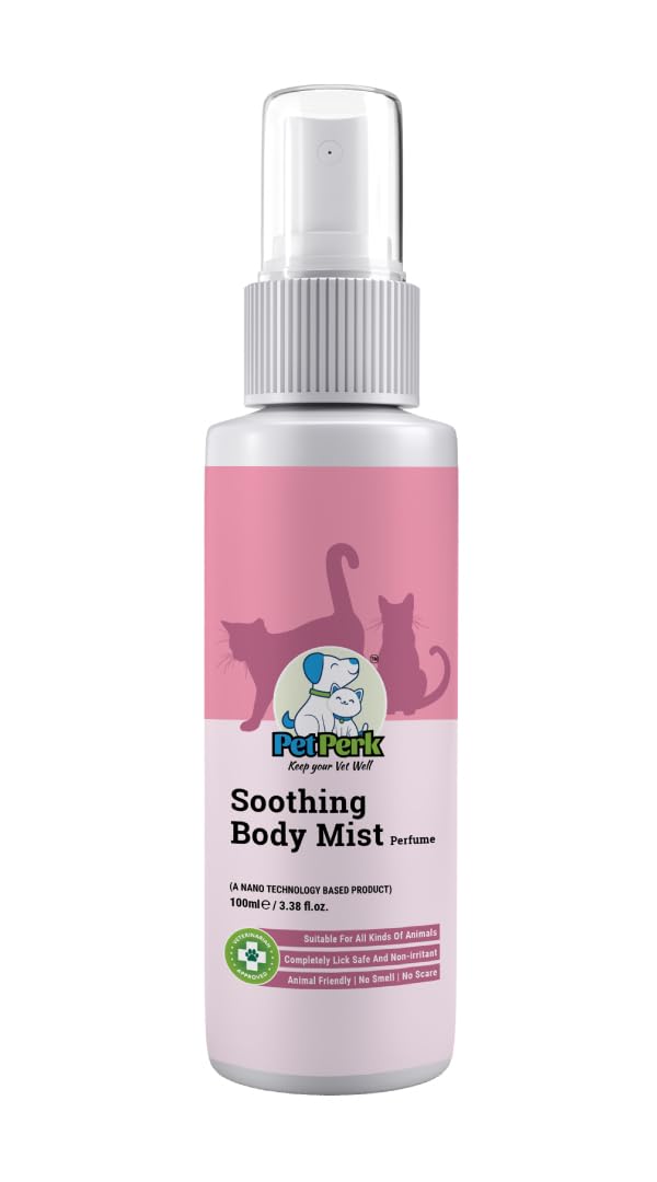 PetPerk Soothing Body Mist Perfume For Cats Advanced Nanotechnology Based Formulation Fresh Aqua Fragrance Alcohol Free Suitable for All Cat Breeds Cats - 100 ml, 1 Bottle (B0CGDNMMHS) Amazon Price History, Amazon Price Tracker