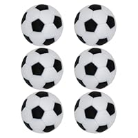 Kisangel Mini Tischfussball Ersatzbälle: 6 Stück Tischfußball Kickerbälle Tischkicker Bälle Mini Ball Fußball Tisch Tischfußball für Brettspiele Erwachsene Kinder