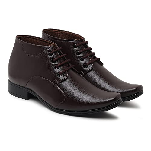 Image of Zixer Synthetic Leather Mens Formal Shoes || Office Formal Shoes Men Stylish|| Formal Shoes for Men Patent Leather Lace Up Party Formal Shoe