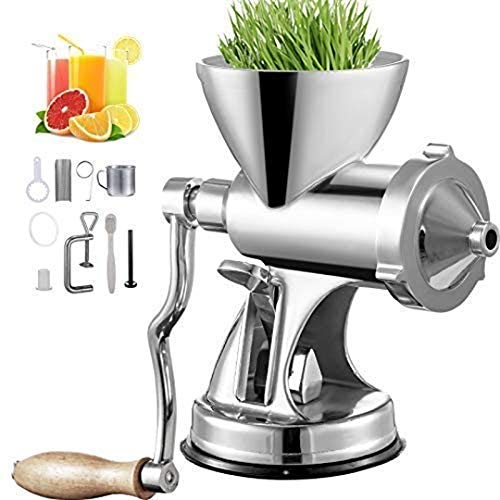 Manual Juicer Manual Wheatgrass Juicer with Suction Cup Base and Bench Clamp Wheatgrass